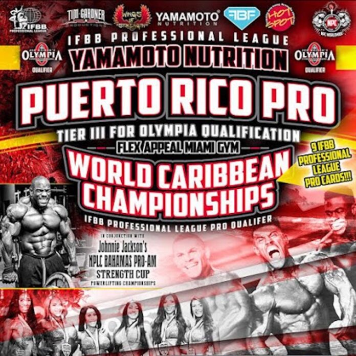 IFBB Puerto Rico Pro “2021 IFBB Puerto Rico Pro Competitor List